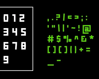 Box Typeface Font