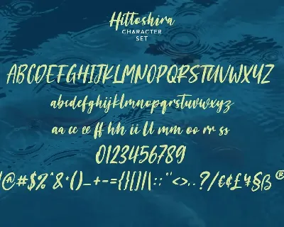 Hittoshira Handwritten Script Font