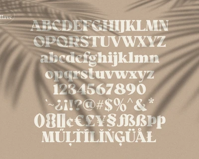 Millave Serif font