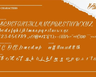 Benfila | Handwritten Script Font
