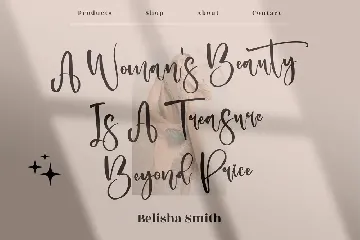 Delashanty Beautiful Script font