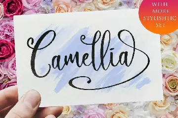 Camellia Script font