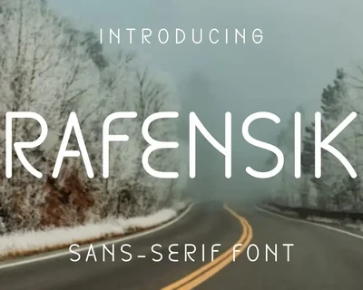 Rafensik Font
