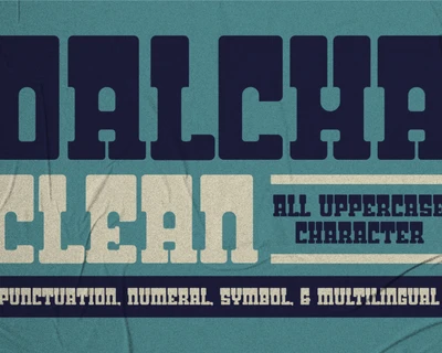 DALCHA TYPEFACE font
