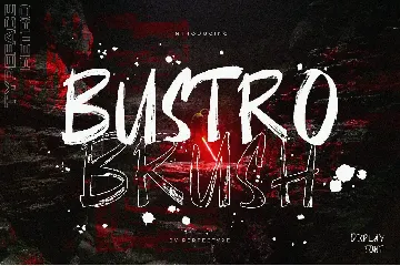 Bustro Brush Font