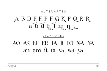 Akeila Serif Font