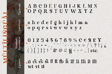 Trinstam font