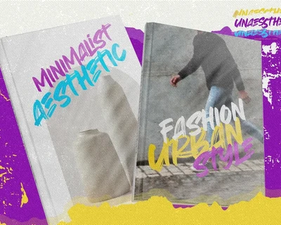 Unaessthetic - Rough Display Font
