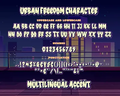 Urban Freedom a Bold Bouncy Font