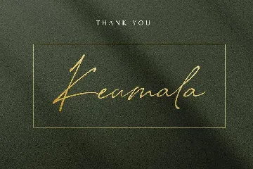 Keumala - Script Signature Font