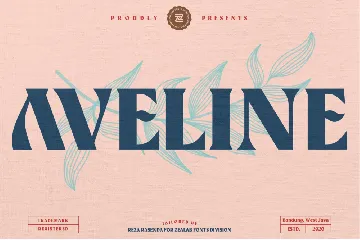 AVELINE font