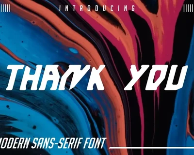 Gercep modern sans serif font