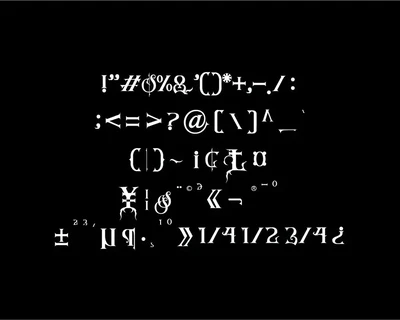 Barbar Shop - serif blackletter font