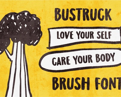 Bustruck Brush Font