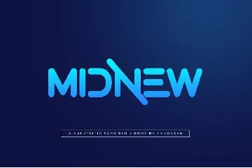 Midnew font