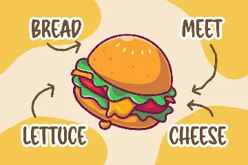 Burger Kids a Delicious Kids Font