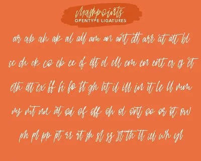 Mashpoints Handwritten Script Font