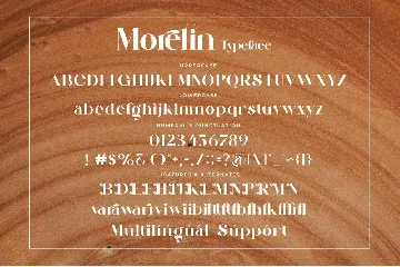 Morelin Modern Serif With Ligatures font