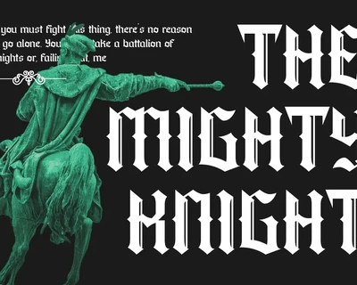 Berserk Warrior - Blackletter Display Font