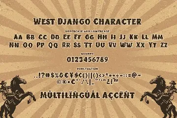 West Django a Vintage Western Font