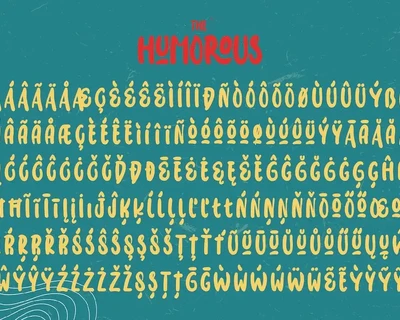 The Humorous - Happy Display Font