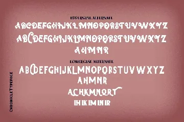 The Chronicle Font
