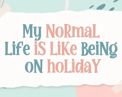 Glamy Sunrise a Quirky Font