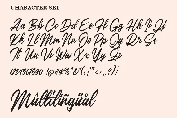 Blurin Script font