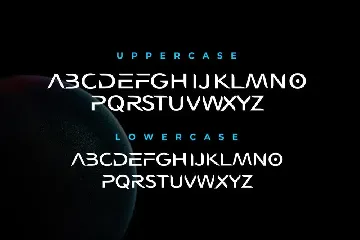 Sattelar - Modern futuristic scifi font