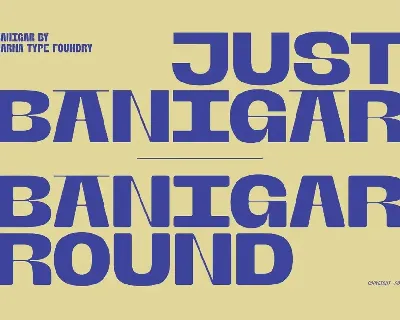 Banigar font