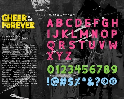Cheer Forever font