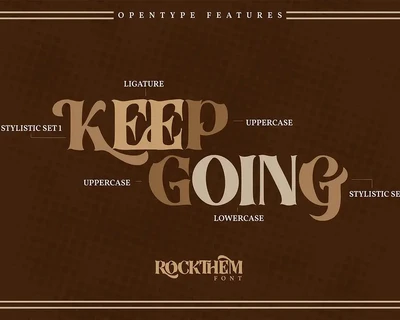 Rockthem | Classic Vintage Font
