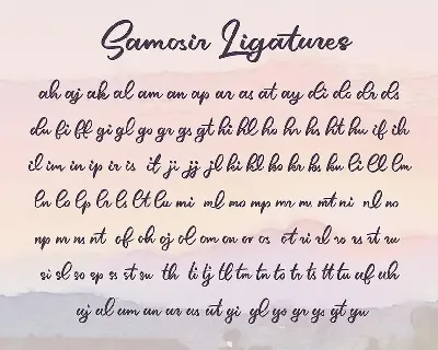 Samosir | Handwritten Font