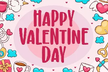 Bouncy Valentine a Bouncy Romantic Font