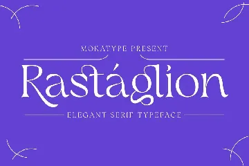 Rastaglion - Fluid Display Serif font