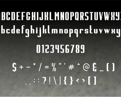 Rebuild Up Font