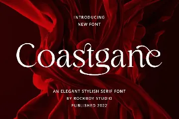 Coastgane - Modern Stylish font