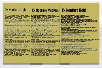 FX Neofara font