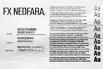 FX Neofara font