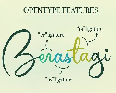 Berastagi | Signature Font