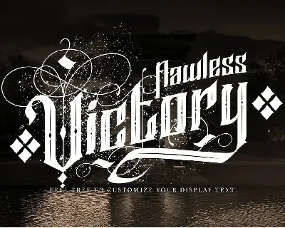 FireFlight | Blackletter Modern Font