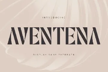 Aventena - Display Sans Typeface font