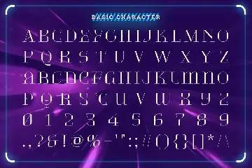 Quicknity - Futuristic Display Serif font