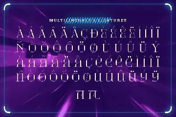 Quicknity - Futuristic Display Serif font