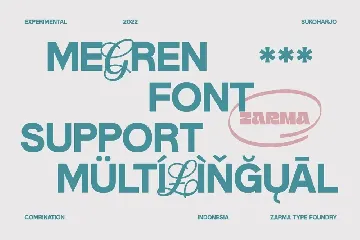 Megren font