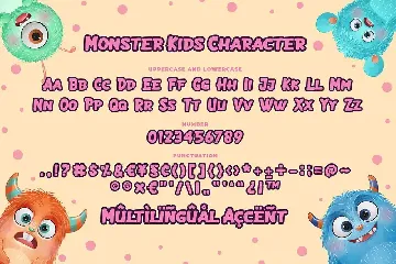 Monster Kids a Layered Cute Font