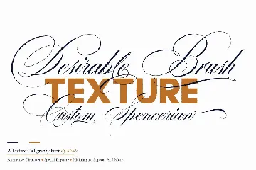 Desirable Brush Texture font