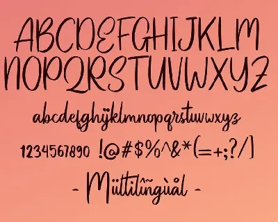 Patinson Script font