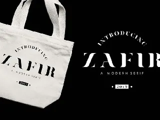 Zafir - Serif Font