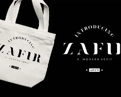 Zafir - Serif Font